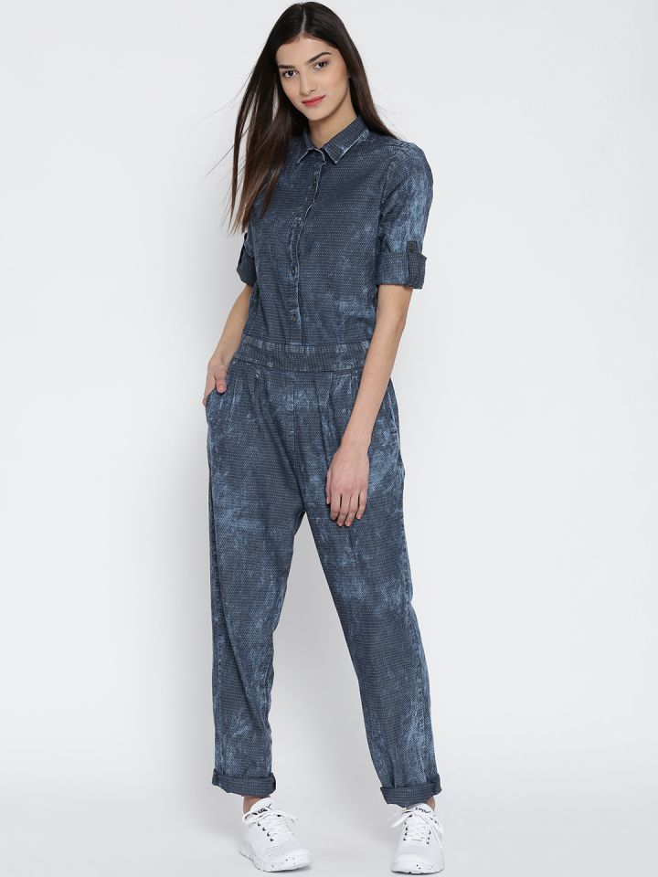 Denim jumpsuit myntra new arrivals
