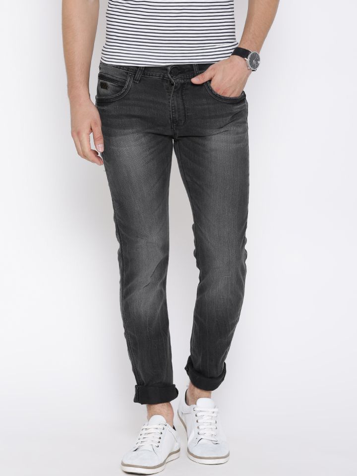 Buy Wrangler Charcoal Grey Vegas Skinny Tough Gear Jeans