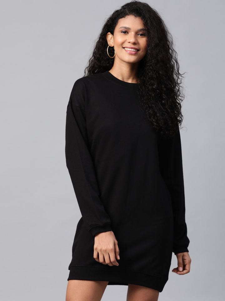 Solid t shirt dress sales