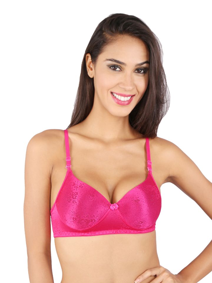 Buy Bralux Pink Push Up Bra - Bra for Women 1200450