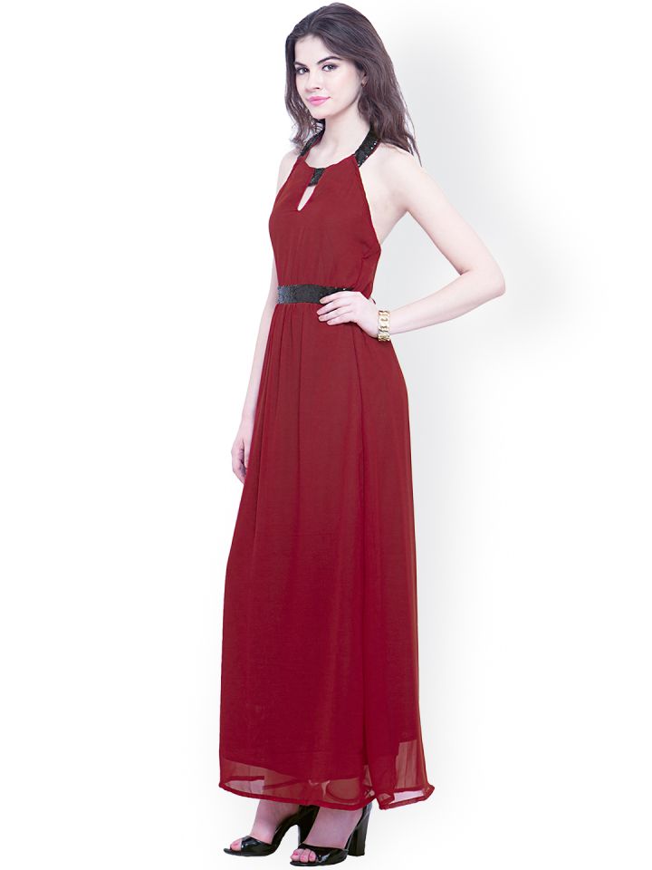 FabAlley Red Maxi Dress