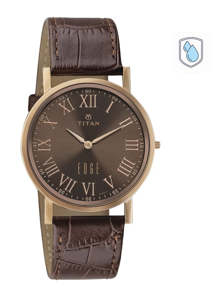 Buy Titan Edge Men Brown Analogue Watch NL1595WL03 Watches for