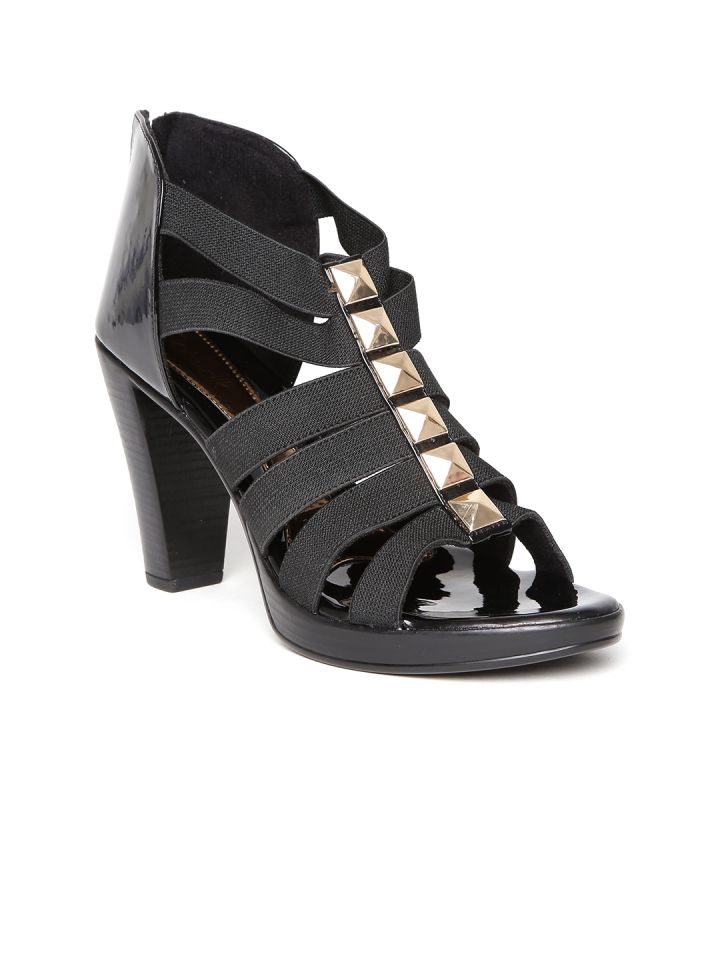 catwalk women black heels