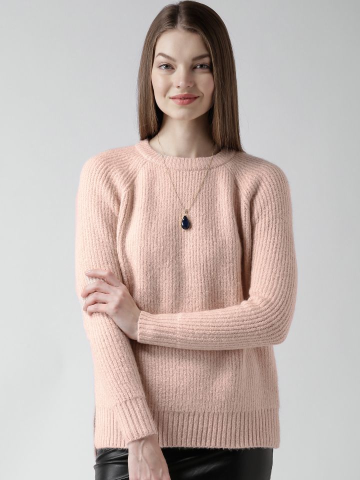 Buy FOREVER 21 Pale Pink Sweater Sweaters for Women