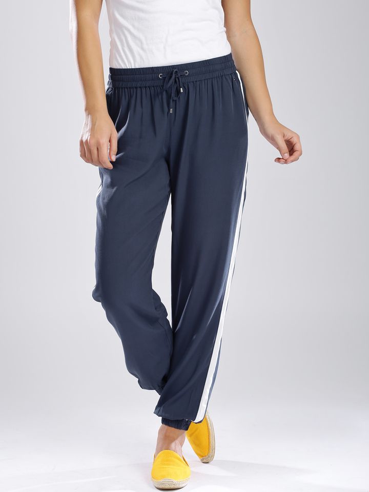 Buy Tommy Hilfiger Navy Jogger Trousers 