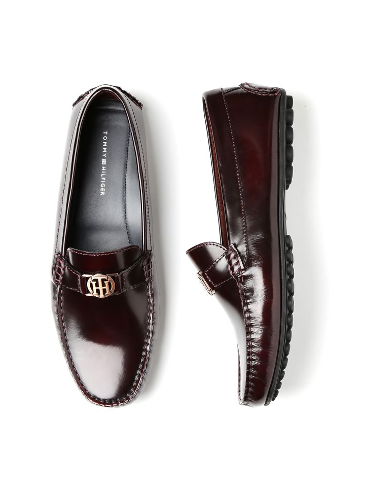Tommy hilfiger burgundy loafers new arrivals