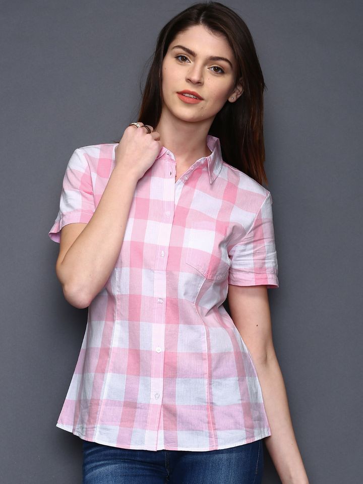 Pink And White Checkered Shirt iletisim.akdeniz.edu.tr