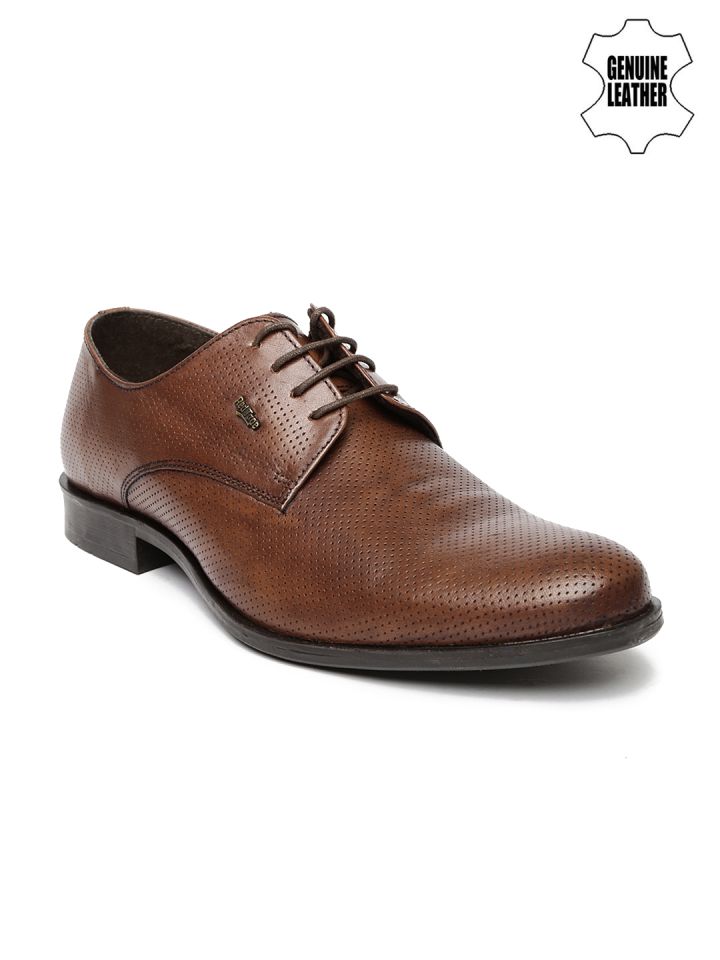 Buy Red Tape Men Brown Genuine Leather Derbys Formal Shoes For