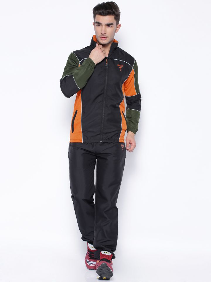 fila tracksuit orange