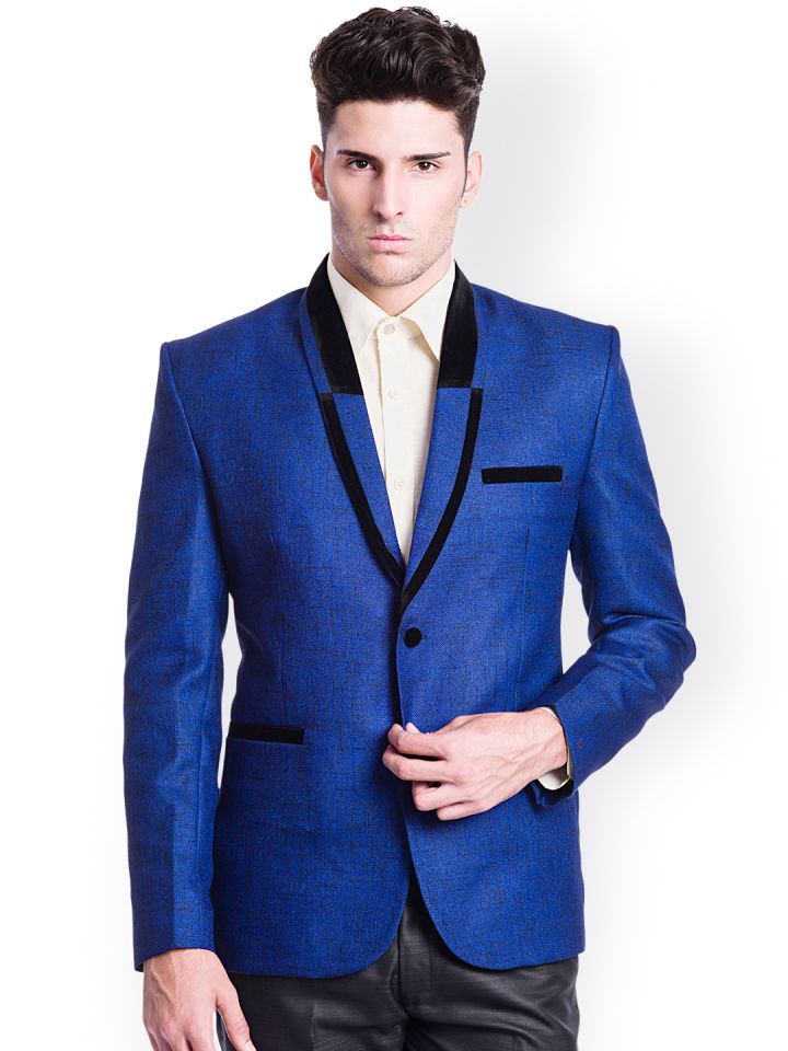 Shining blue blazer sales