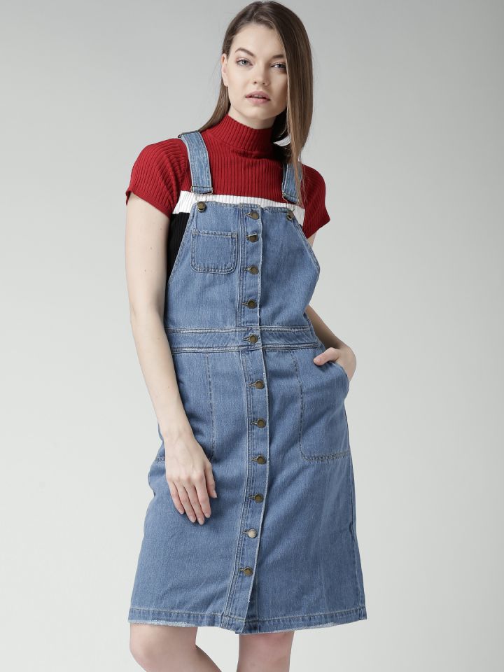 Dungaree sales skirt myntra