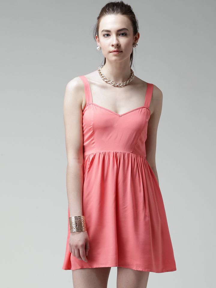 Forever 21 top coral dress