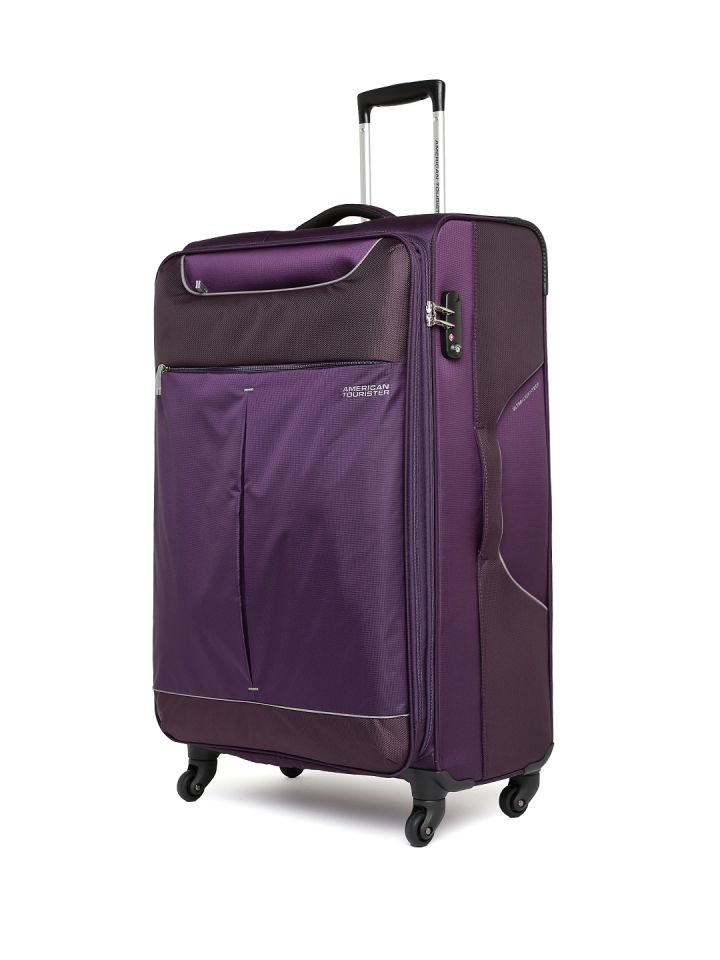 Buy AMERICAN TOURISTER Unisex Purple AT Sky Spinner Medium Trolley
