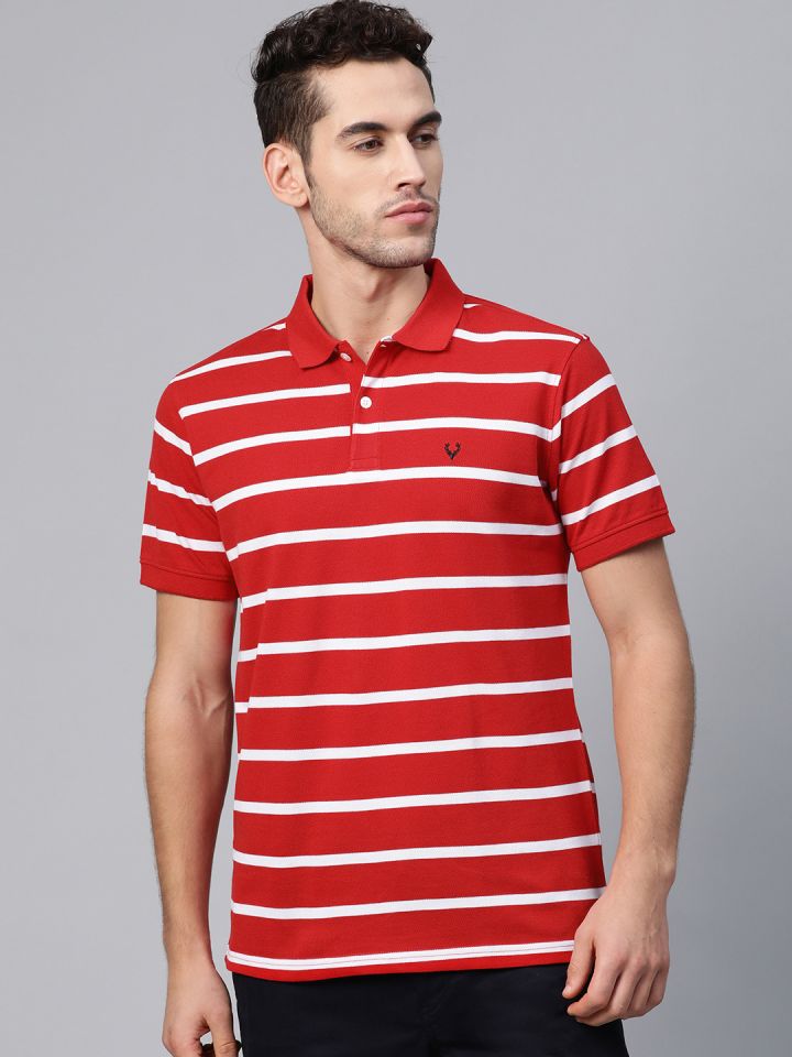 Allen solly new arrivals red t shirt