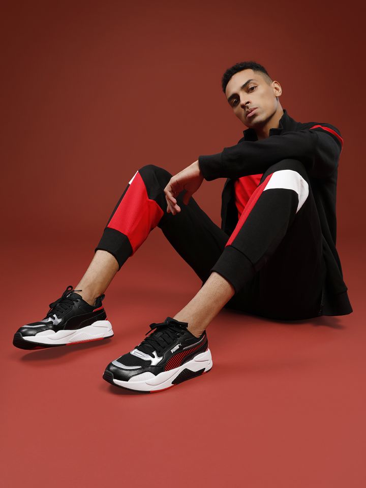 Puma ferrari 2025 red shoes myntra