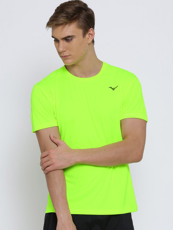 Mizuno Neon Green Core Polyester T shirt