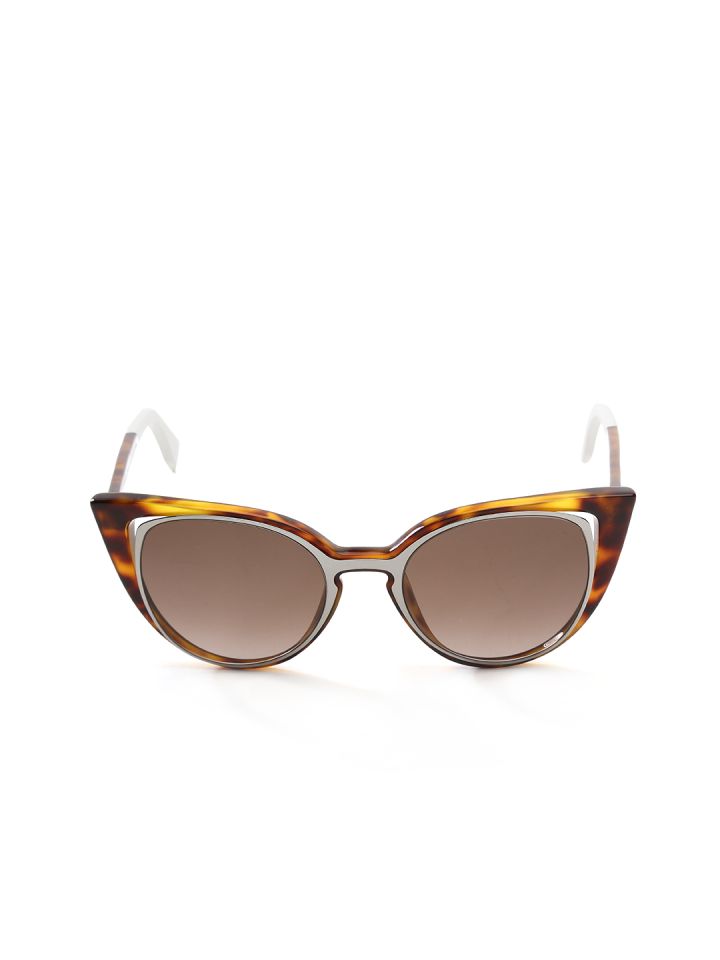 Fendi Women Printed Cat Eye Sunglasses 0136 S NY2J6