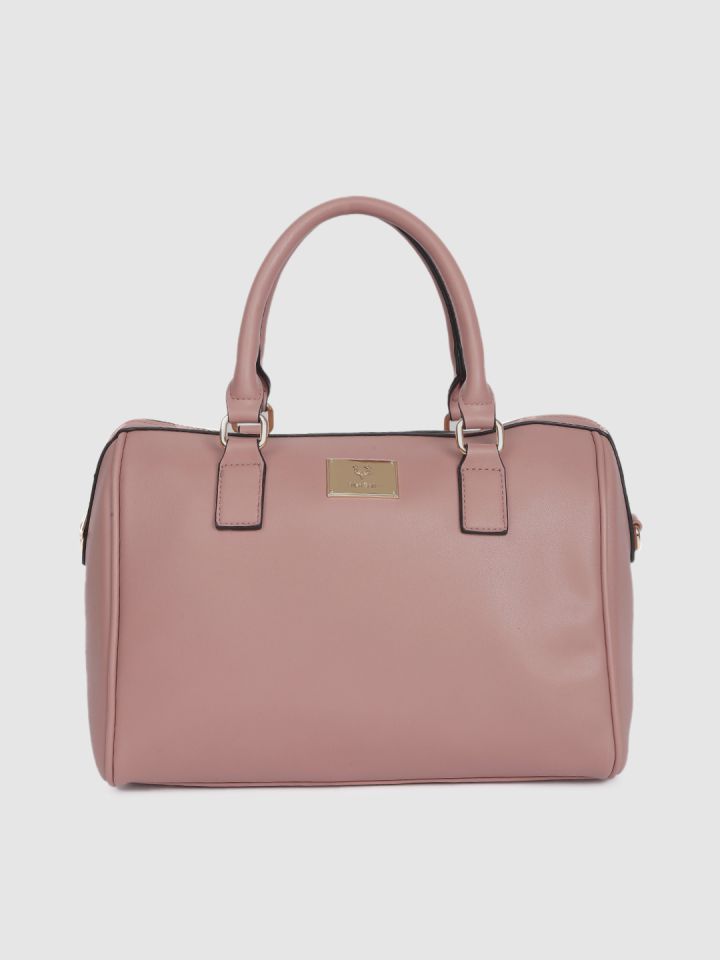 Buy Allen Solly Pink Solid Handheld Bag Handbags for Women