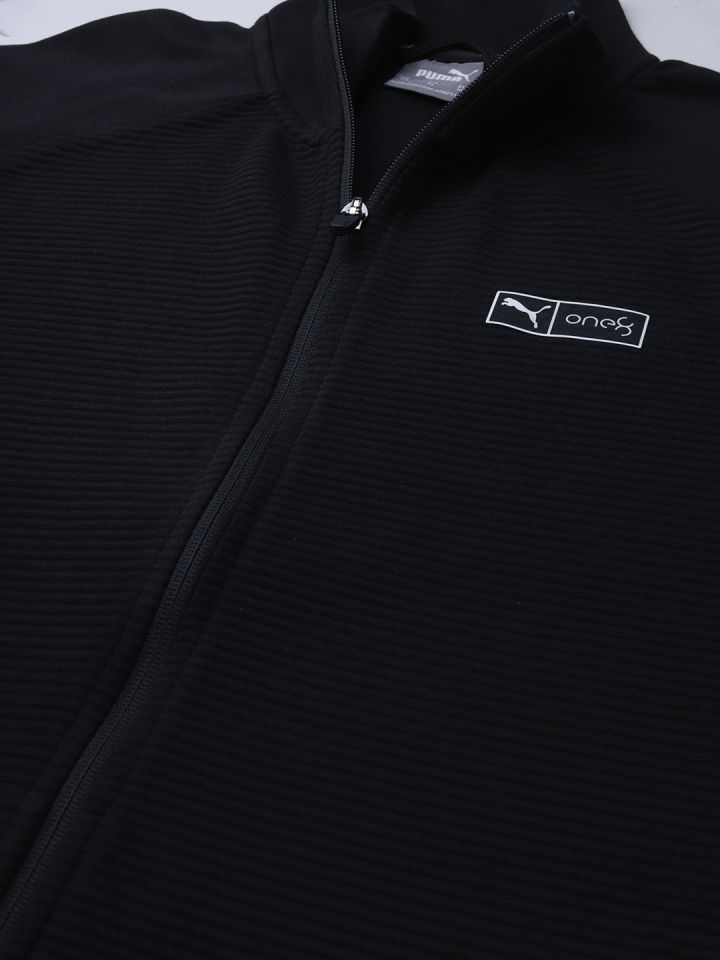 Buy One8 X PUMA Men Black Solid VK Sweat Sporty Track Jacket