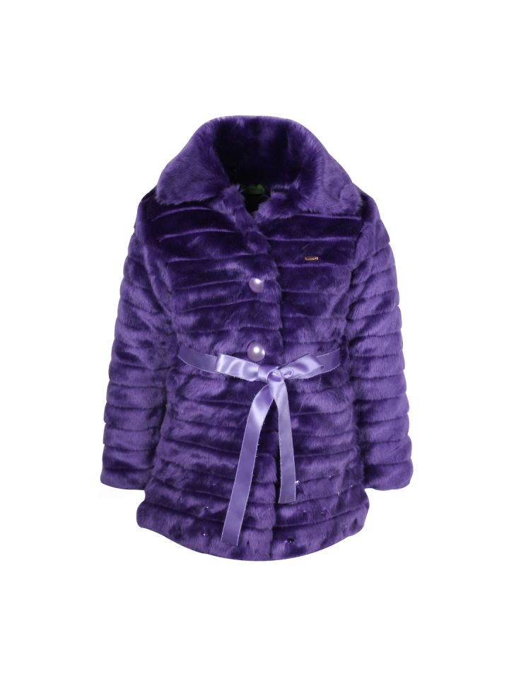 Buy CUTECUMBER Girls Purple Jacket Jackets for Girls Myntra