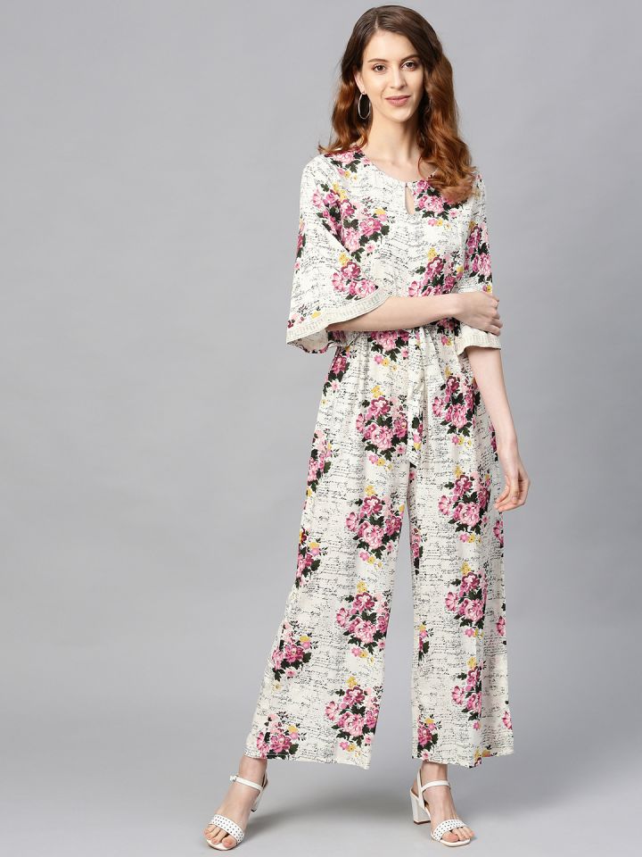 Nike best sale floral jumpsuit