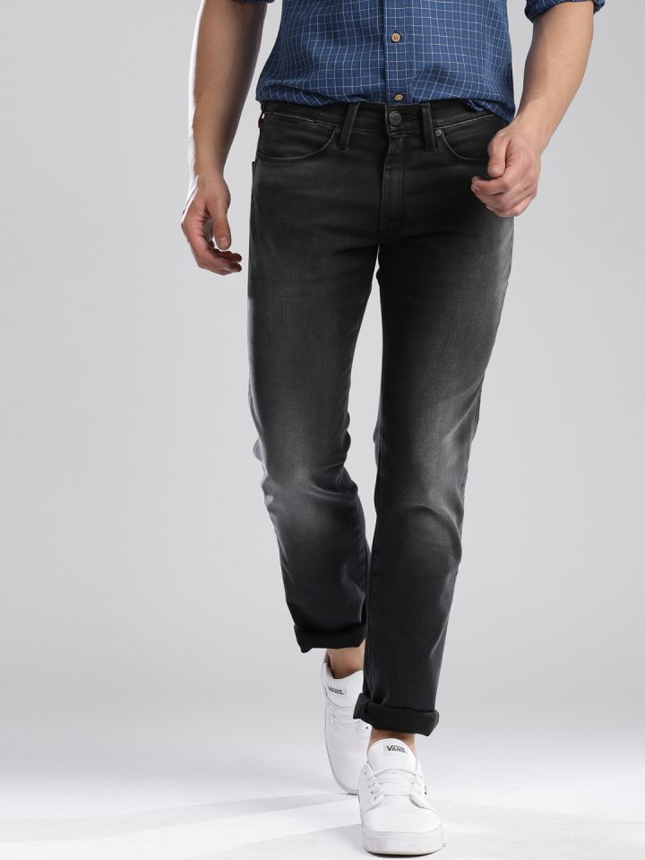 Black Skinny Straight Fit 65504 Jeans 