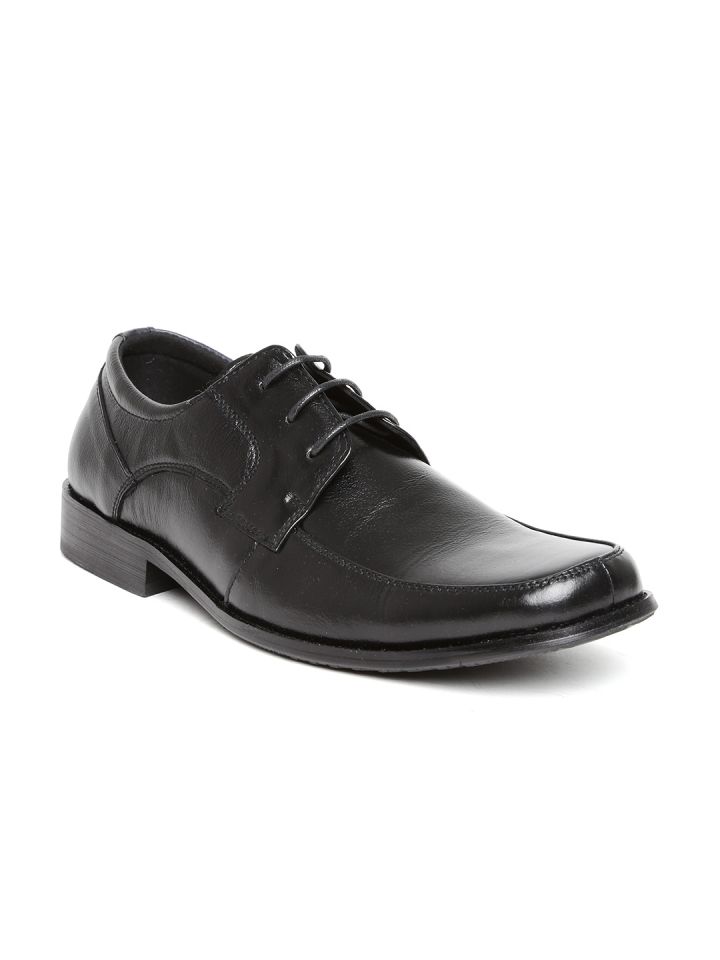 Numero Uno Men Black Genuine Leather Formal Shoes