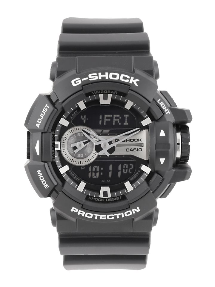 Casio G Shock Men Black Analogue and Digital watch G649 GA 400GB 1ADR