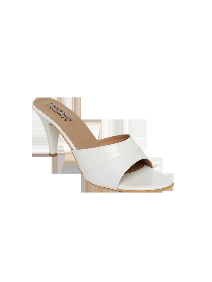Mules white deals heels