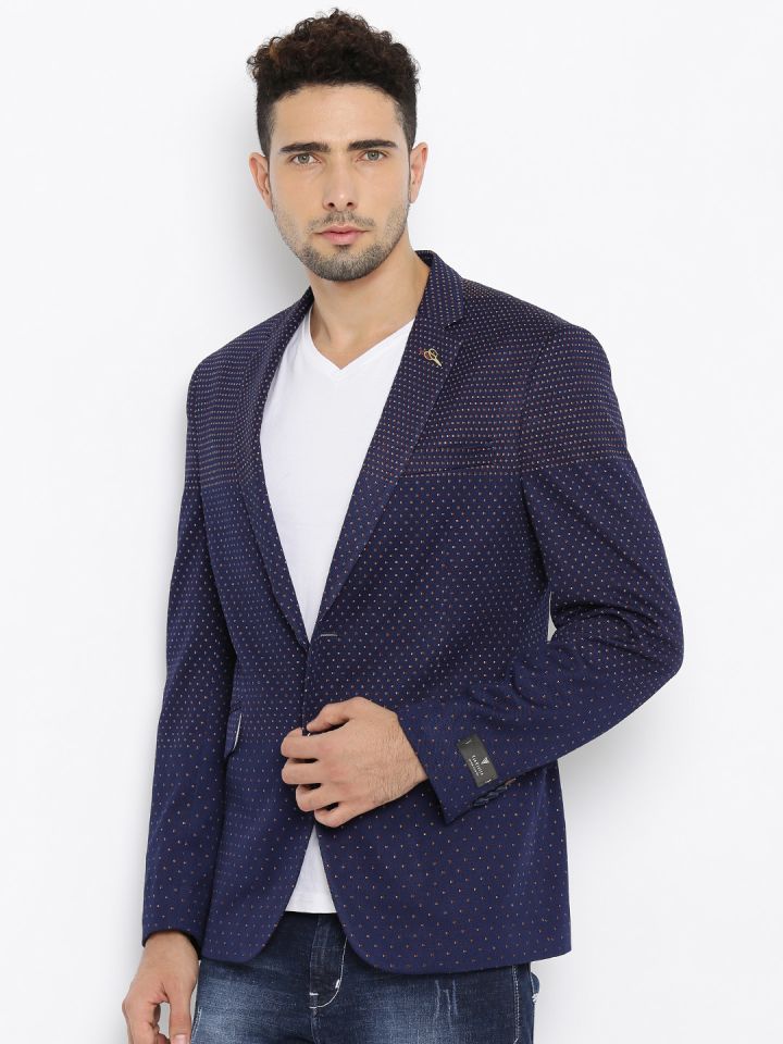 Van heusen sale blazers myntra