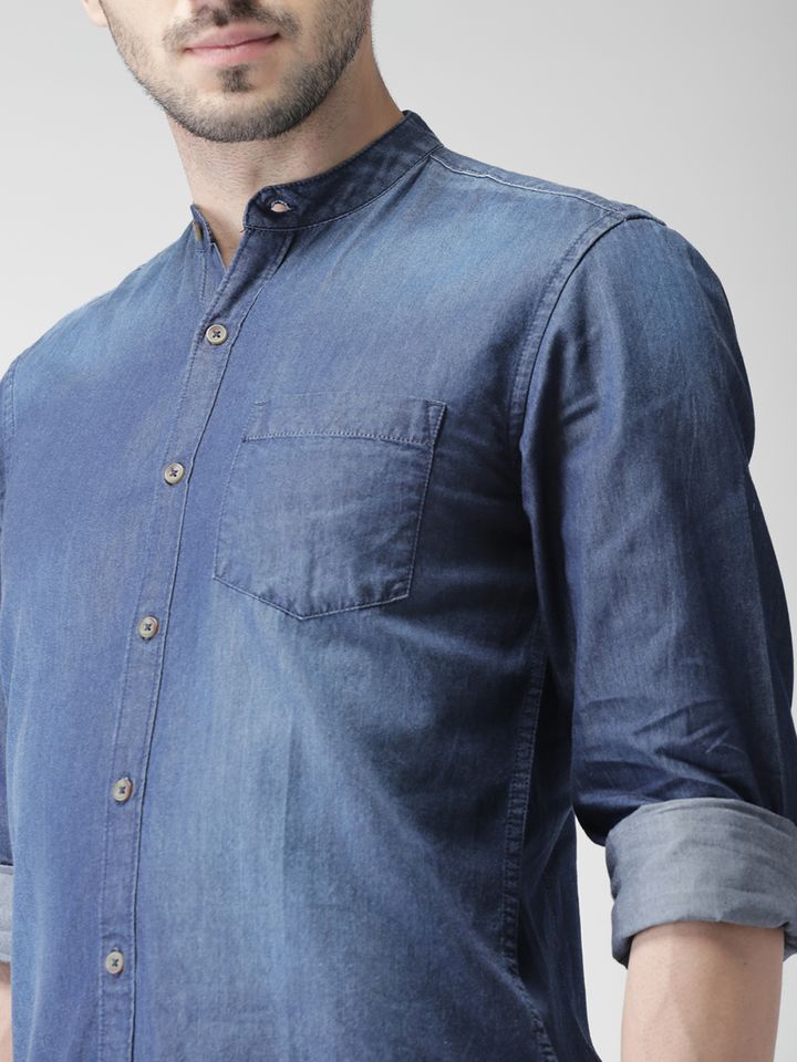 Buy Highlander Navy Slim Washed Denim 