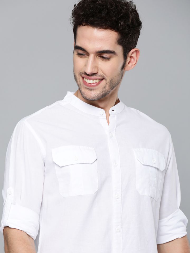 White cotton shirts sale
