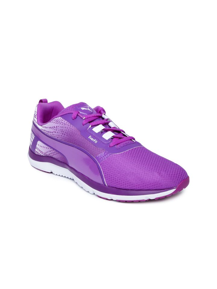 PUMA Women Purple PulseFlexXTGraphic Training Shoes