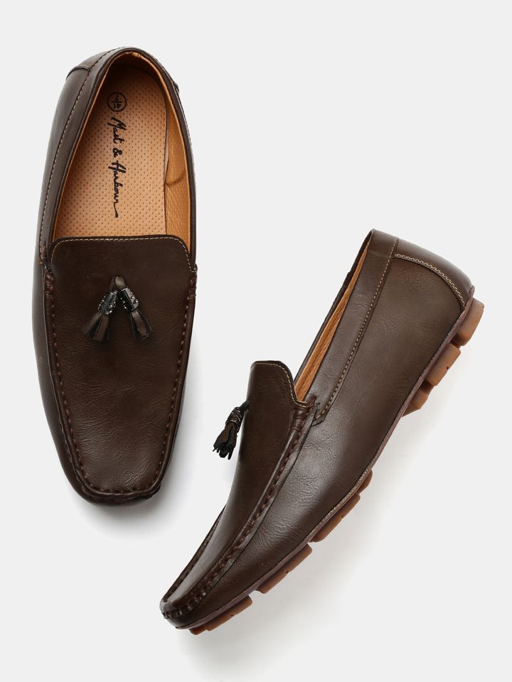 Mens loafer shoes myntra clearance