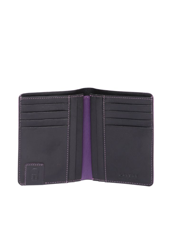 DELSEY Men Black Aurore Genuine Leather Wallet