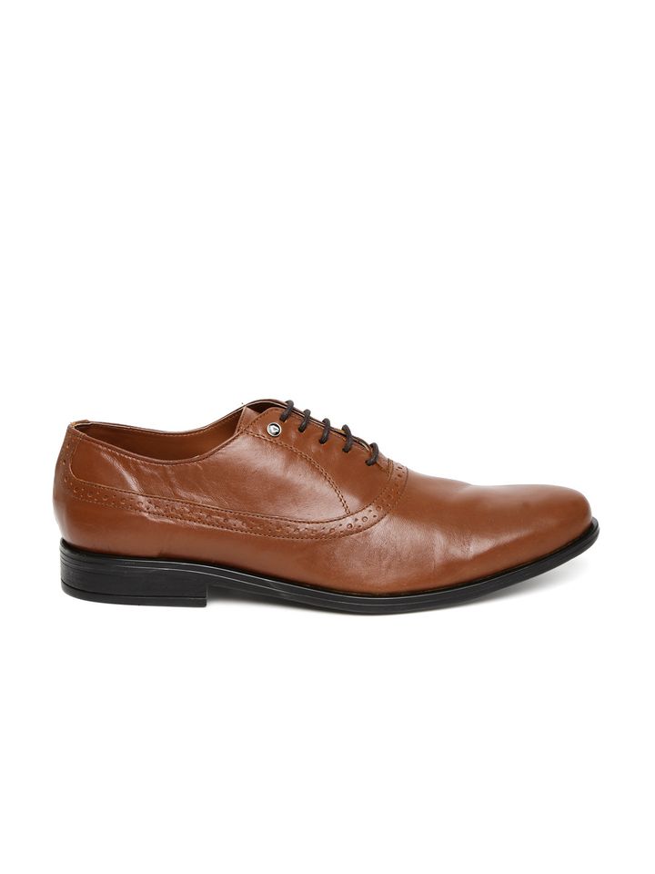 Buy INVICTUS Men Tan Brown Oxford 