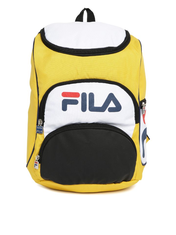 Yellow shop fila backpack