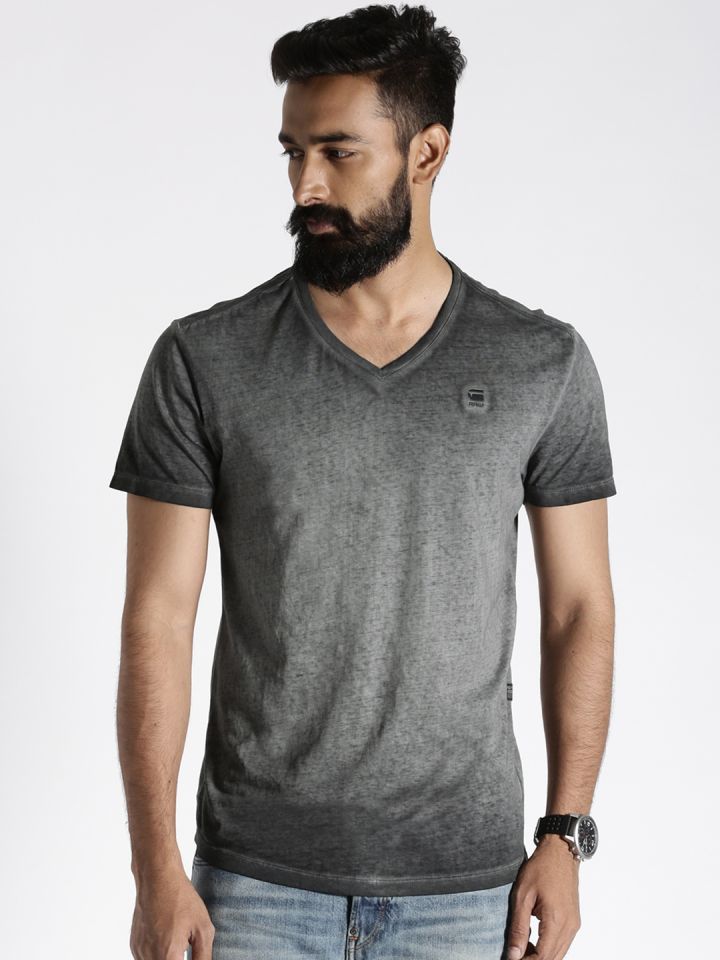 G STAR RAW Charcoal Grey Relaxed Fit Pure Cotton T shirt