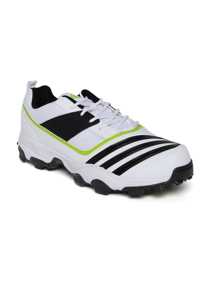 ADIDAS Men White All Rounder Power Cricket Shoes