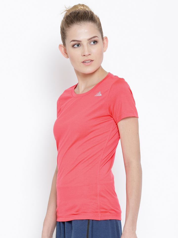 Buy ADIDAS Neon Pink Prime Training T Shirt Tshirts for Women