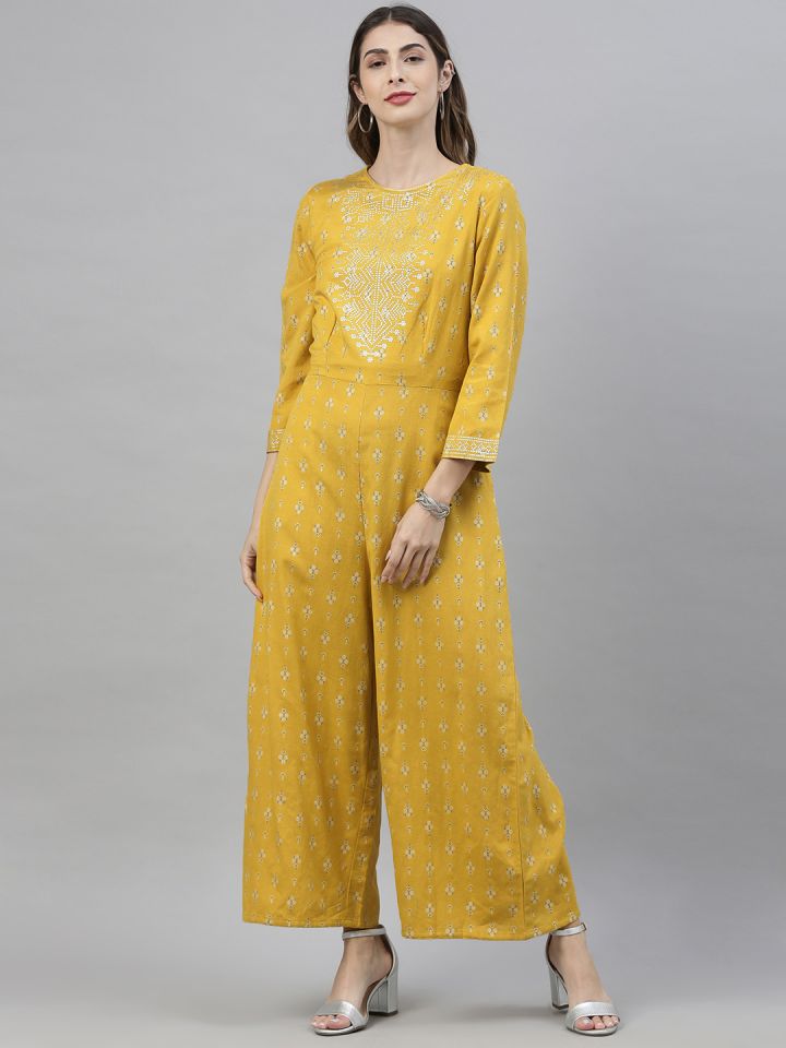 Global desi jumpsuit clearance online myntra