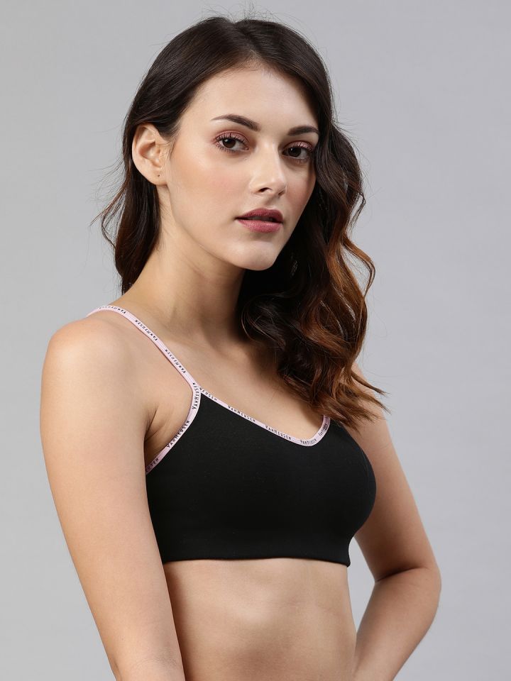 Buy Van Heusen Women Seamless Cups & Non Padded Cami Bra - White