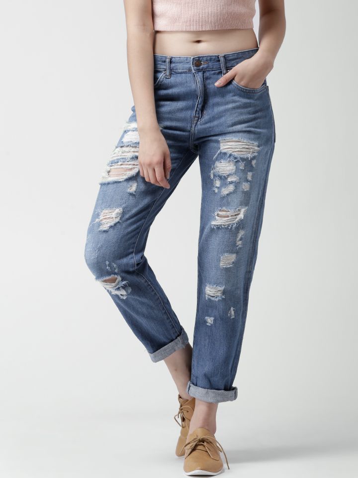 boyfriend jeans myntra