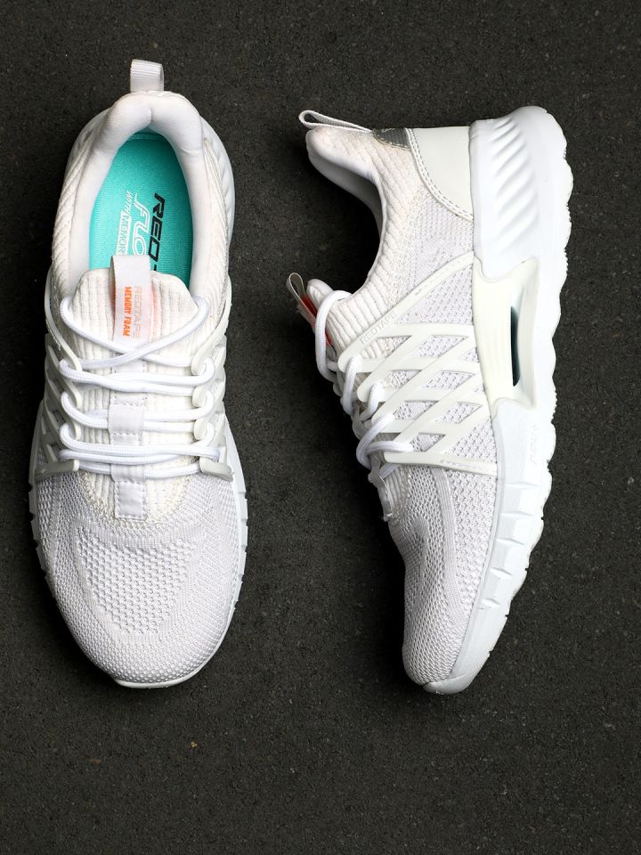 Red Tape Women White Memory Foam Textile Walking Shoes