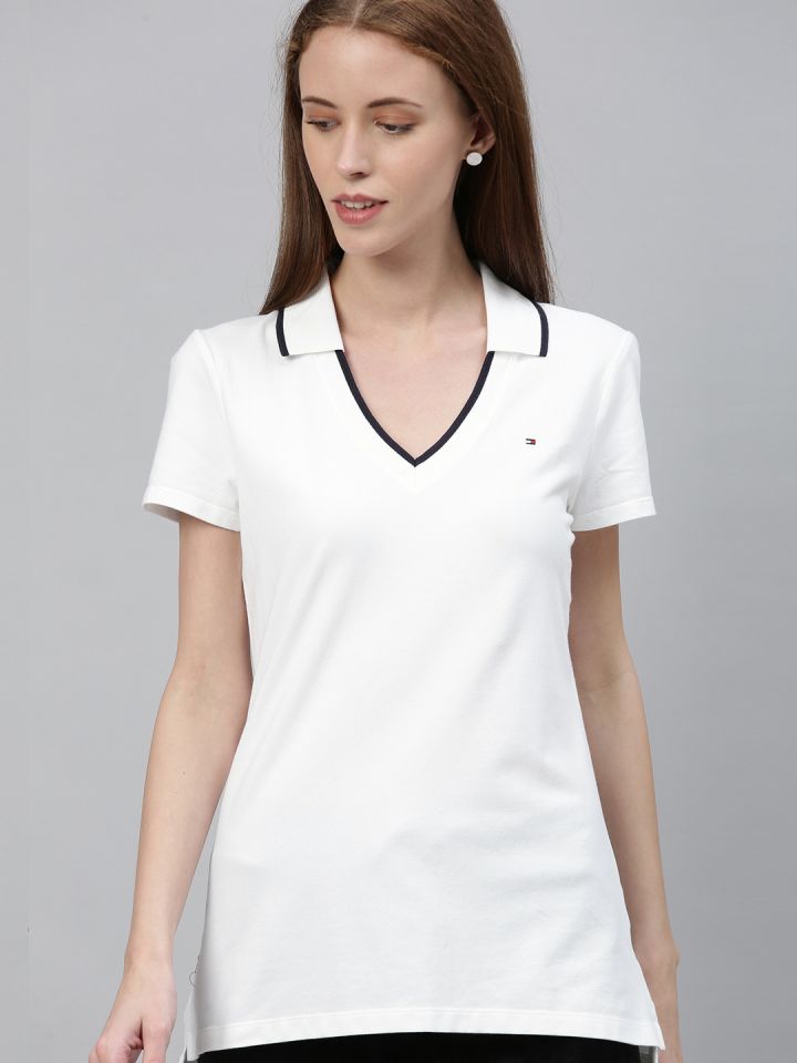 tommy hilfiger women's white t shirt