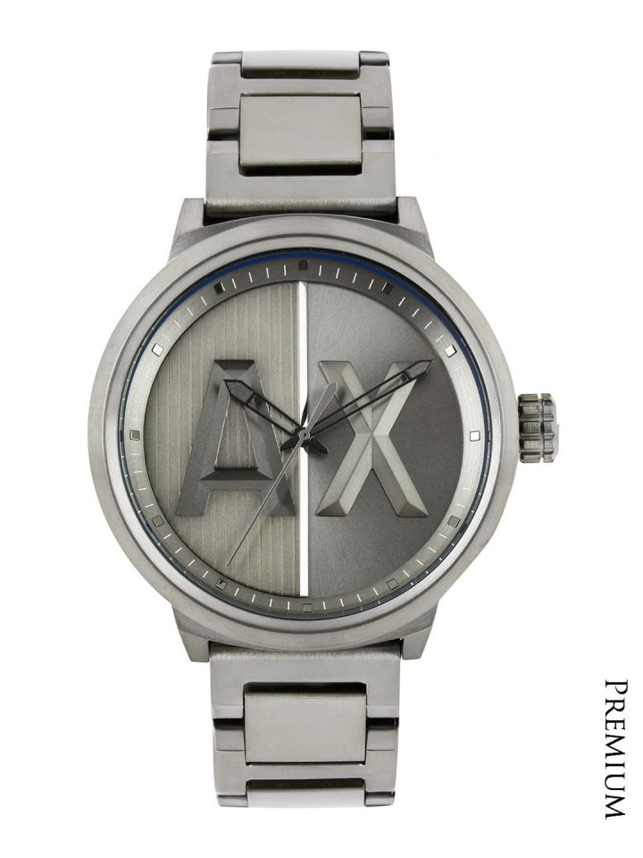 Buy Armani Exchange Men Gunmetal Toned Dial Watch AX1362