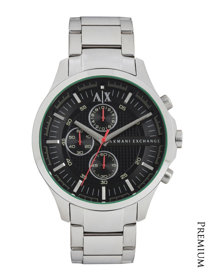 Armani exchange men's chronograph stainless steel top watch