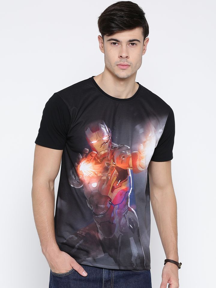 Iron man t shirt myntra Clearance