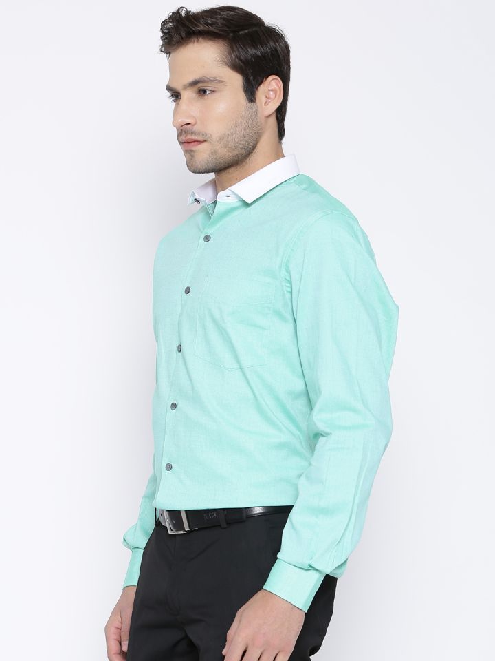 Sea green shop formal shirt
