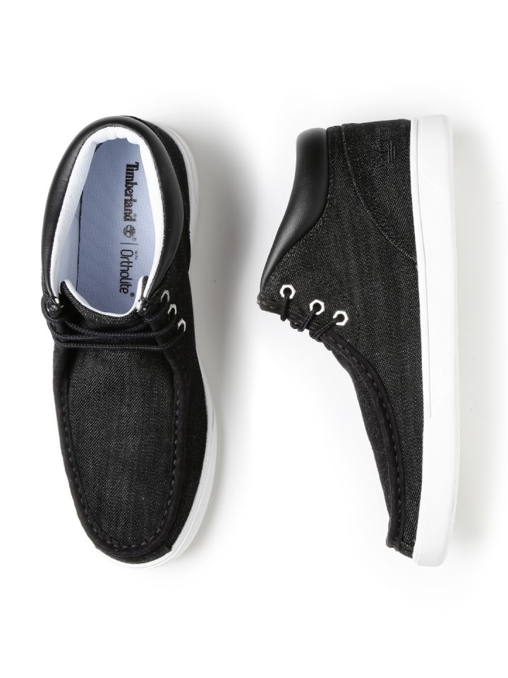 Timberland Men Black Groveton Denim Casual Shoes